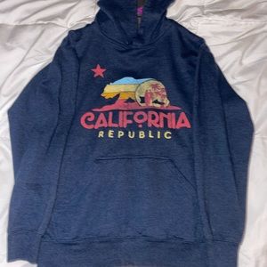 Small Blue California Republic Hoodie